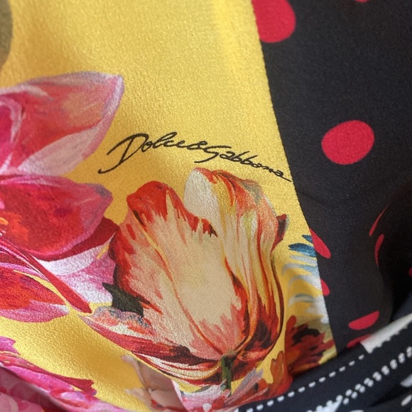 Dolce & Gabbana 46 2022 Spring Summer Fiyon Mini Dress Tunic - Picture 9 of 10